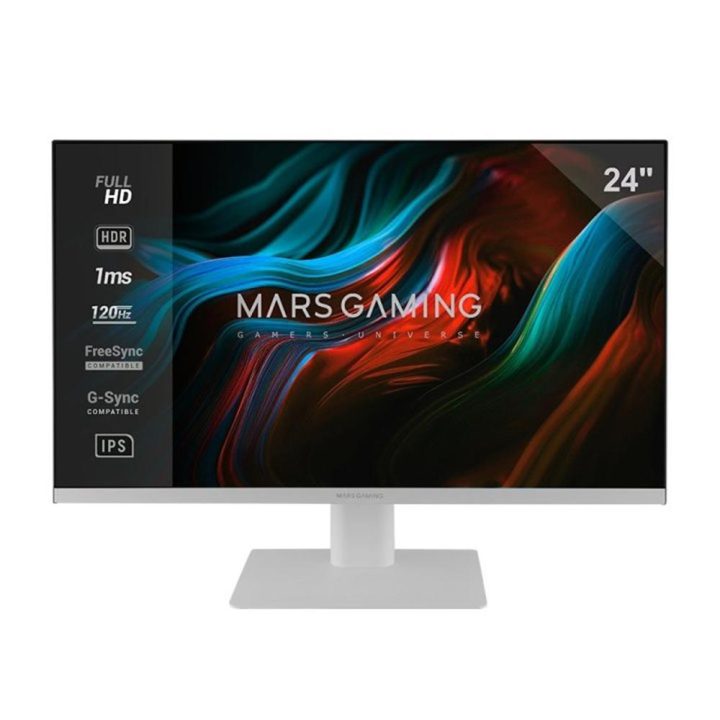 Mars Gaming MV-24, 24" IPS FHD 120Hz Monitor, HDR10 1ms, FreeSync and…
