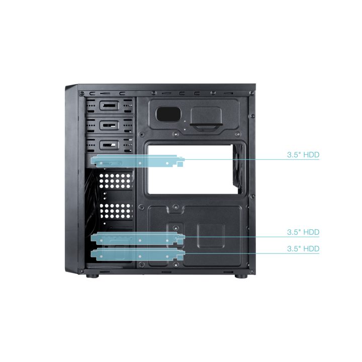 TooQ Caixa Semitorre ATX “PRISMA ULTRA” Preta