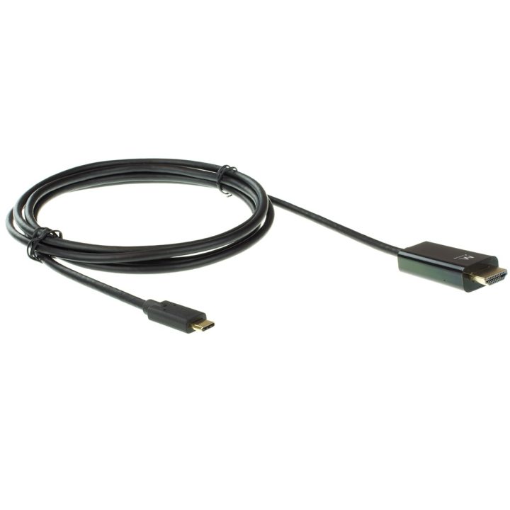 Ewent EW9824 adaptador de cable de vídeo 2 m USB Tipo C HDMI tipo A…