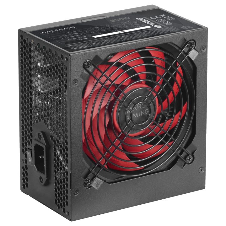 Mars Gaming MPIII550P, PC ATX Power Supply 550W, 5-Year Warranty, 85%…
