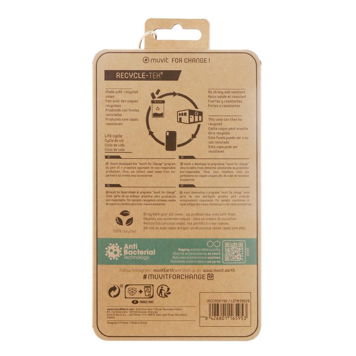 Funda Muvit recycletek para Apple iPhone 13 pro max antibacterias…