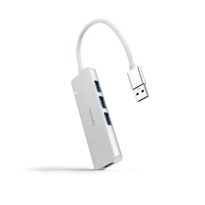 Nanocable USB-A 3.0 Hub to 4xUSB3.0, USB-A/M-USB 3.0/H, Aluminum…