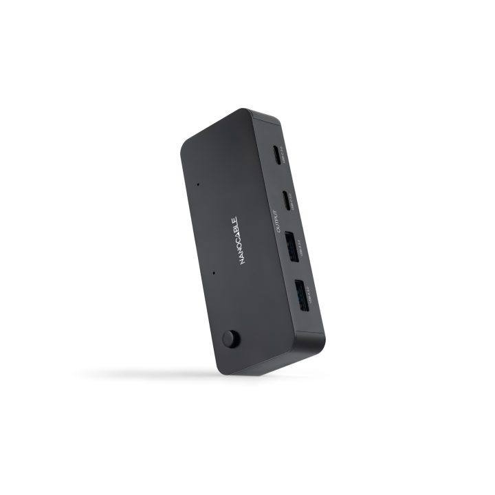 Nanocable Switch Comutador 2x USB 3.0 para 2xUSB-A 3.0 + 2x USB-C 3.0