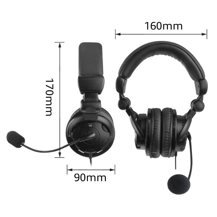 Ewent Con auriculares de diadema com cabo (EW3564)