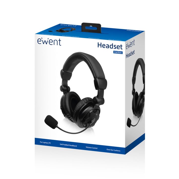 Ewent Con auriculares de diadema com cabo (EW3564)