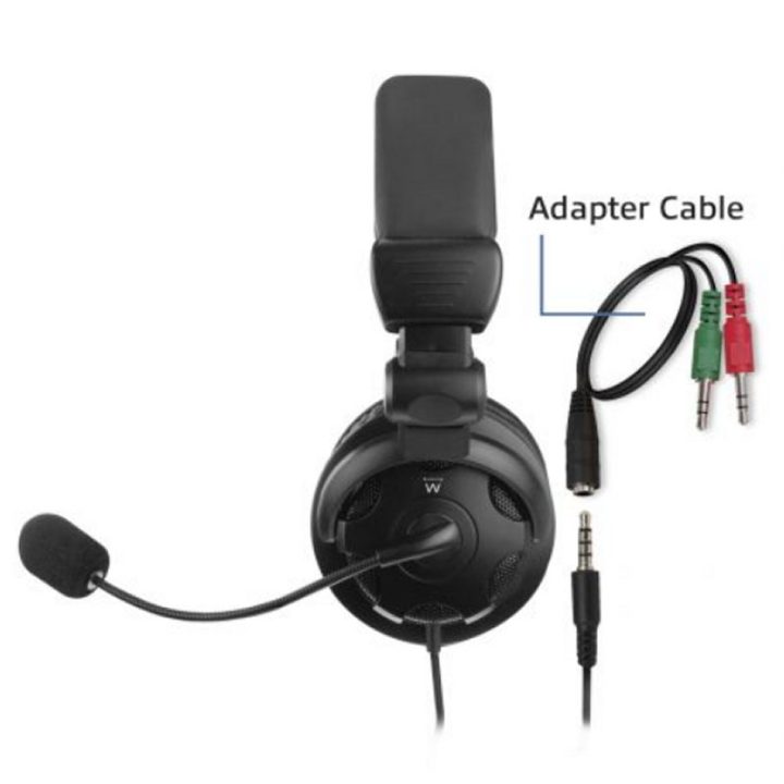 Ewent Wired Over-Ear Headphones (EW3564)