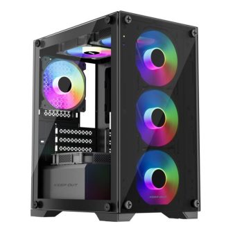 Keep Out Caja M-Atx XC-201 Usb 3.0 Black Glass (XC-201 GLASS)