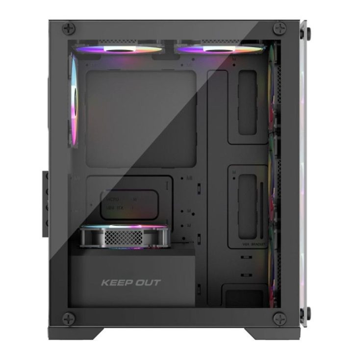 Keep Out M-ATX Case XC-201 USB 3.0 Black Glass (XC-201 GLASS)