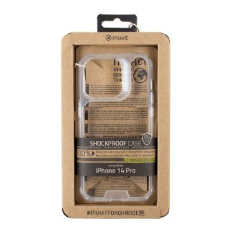 Muvit shockproof 2m case for Apple iPhone 14 Pro transparent…