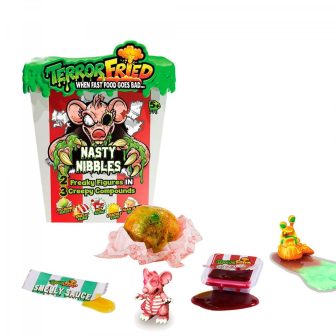 Brinquedo Bandai vermelho Terror Fried Mordisco Asqueroso (CO08091)