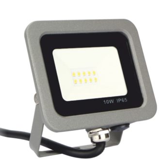 Silver Foco proyector LED IPS 65 10W 5700K luz fria 800LM gris