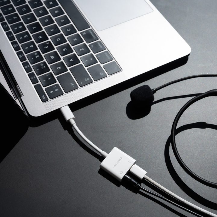 Nanocable USB-C/M to 3.5/H Audio Adapter + USB-C/H PD 60W, 11.5 cm…