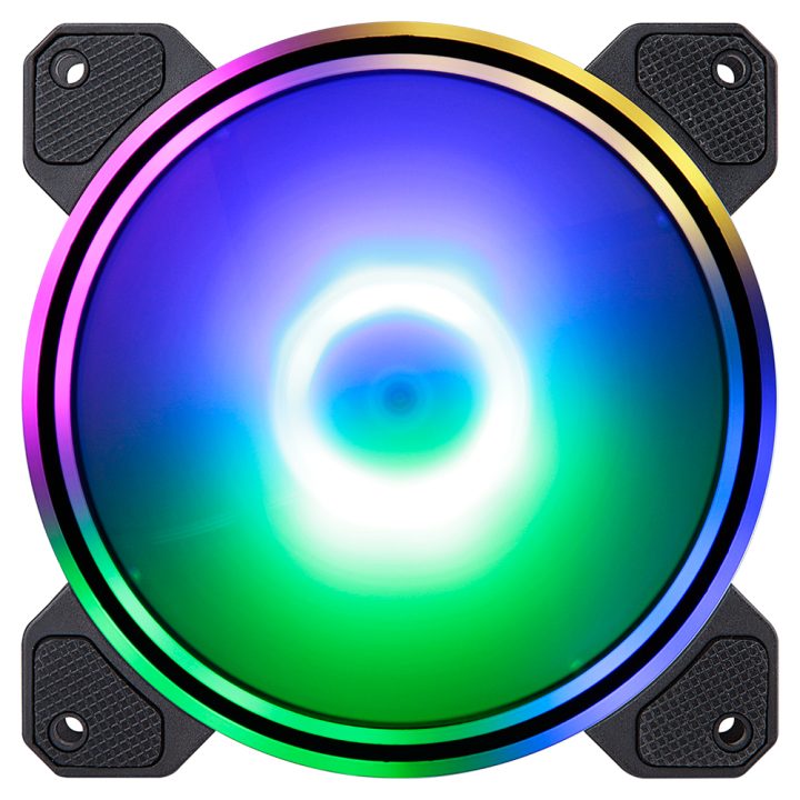 Hiditec N9-ARGB PC Case Fan 12 cm Black
