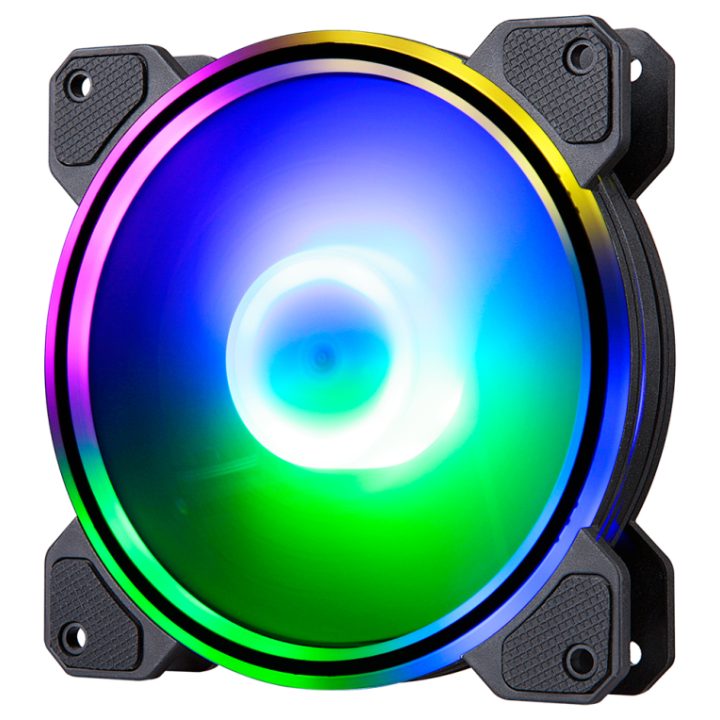 Hiditec N9-ARGB Ventilador de PC 12 cm Preto