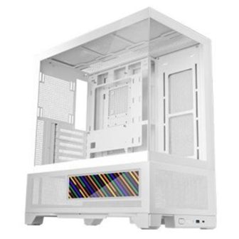 Mars Gaming MCLCDXW caixa de computador Midi Tower Branca