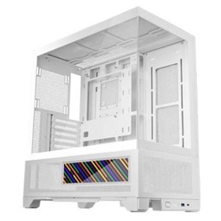 Mars Gaming MCLCDXW caixa de computador Midi Tower Branca