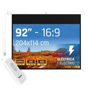 iggual Electric Projection Screen 16:9 92" 203x114 cm