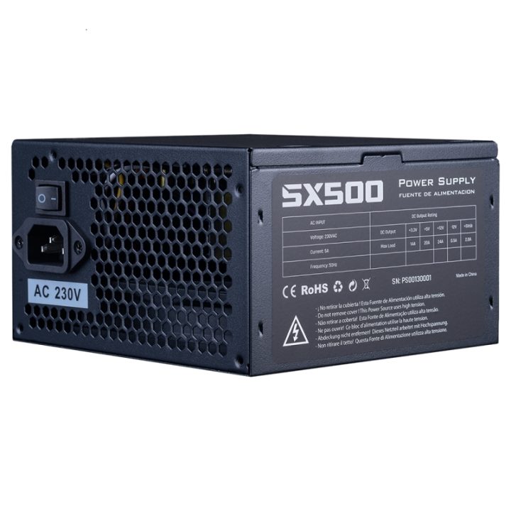 Hiditec PSX500 Bulk unidade de fonte de alimentação 500 W 20+4 pinos…