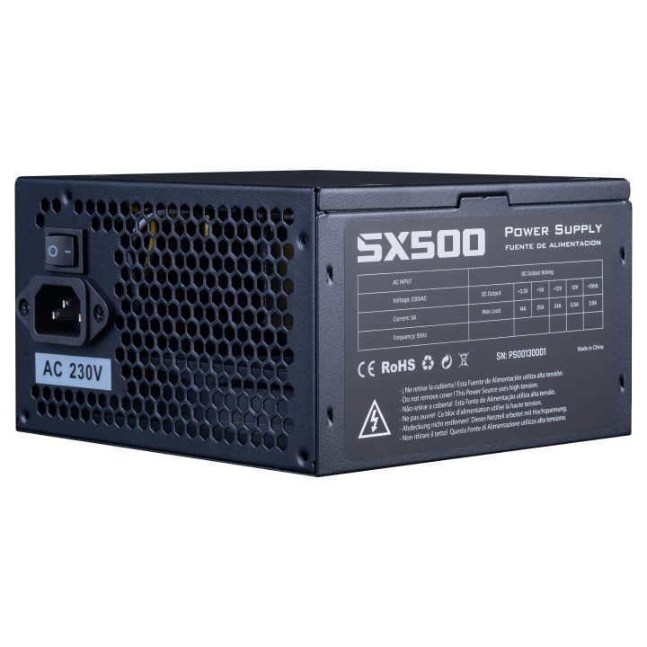 Hiditec PSX500 Bulk unidade de fonte de alimentação 500 W 20+4 pinos…