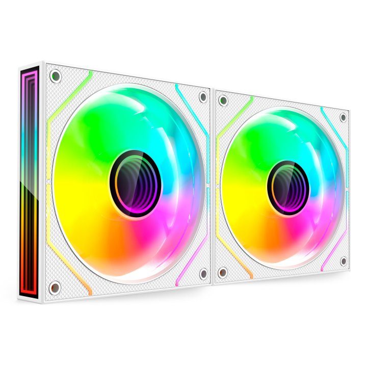 Mars Gaming MF3DPROX2W PC Cooling System PC Case Fan 12 cm White