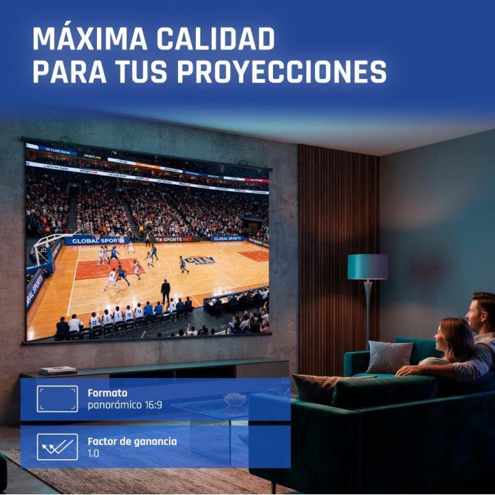 Iggual Manual Retractable Screen 100" 16:9 PEM100p (IGG318096)