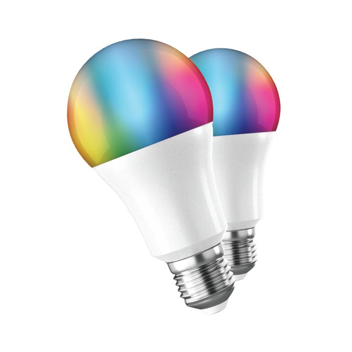Muvit io A60 E27 9W RGB Bulb 2-Pack (MIOPAK007)