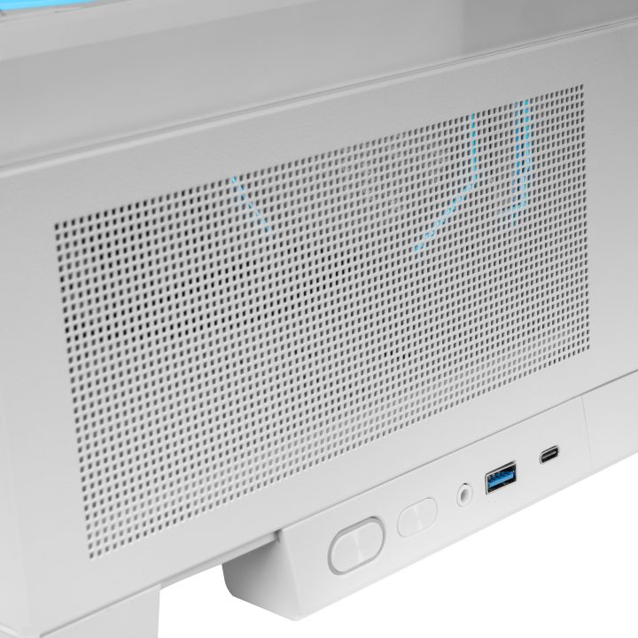 Mars Gaming MCLCDXW caixa de computador Midi Tower Branca