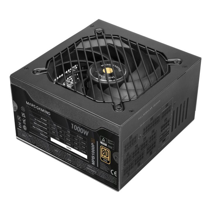 Mars Gaming MPB1000PSI Power Supply Unit 1000 W 24-pin ATX ATX Black