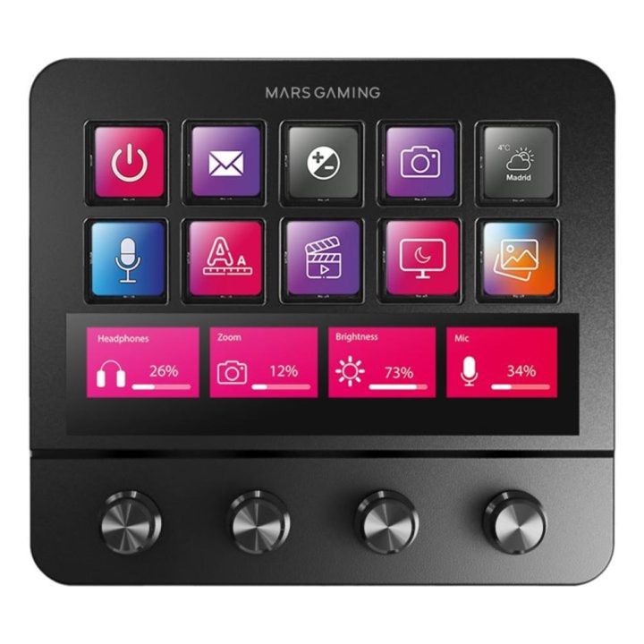 Mars Gaming MS-DPRO Black 10 buttons