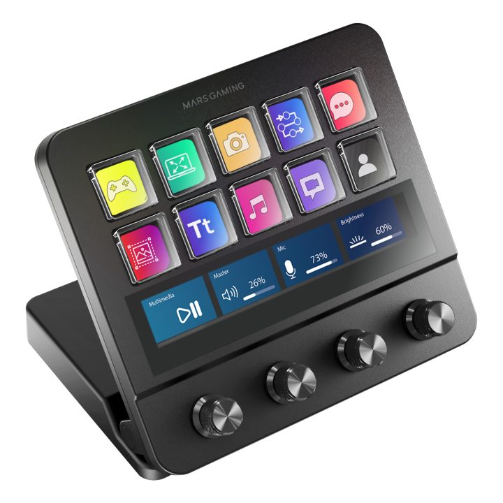 Mars Gaming MS-DPRO Preto 10 botões