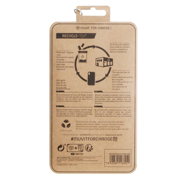 Capa Muvit recycletek para Apple iPhone 14 pro transparente…