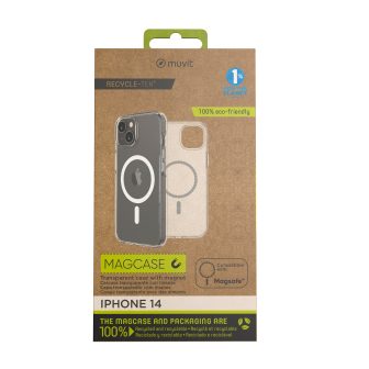Muvit Recycletek MagSafe Clear Case for Apple iPhone 14 (MCBKC0281)