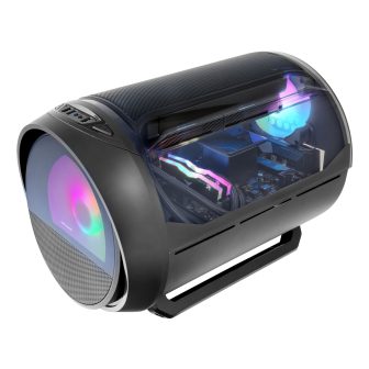 Mars Gaming MC-CYLON Mini Tower Black