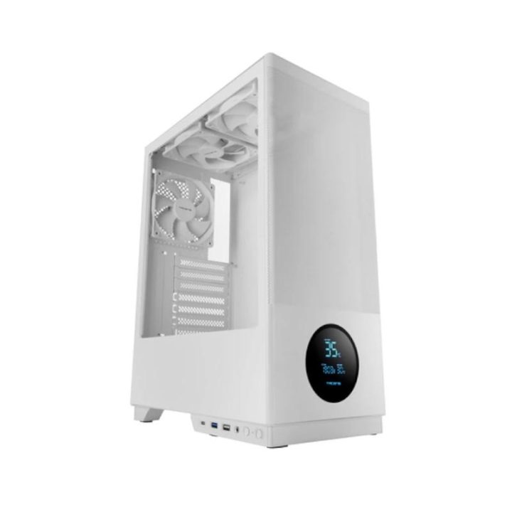 Tacens 2SAGITTA20W Midi Tower PC Case White