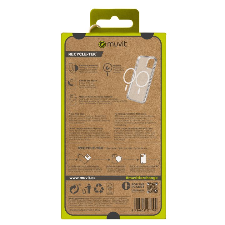Muvit Recycletek MagSafe + Stand Case for iPhone 15 Pro Max…