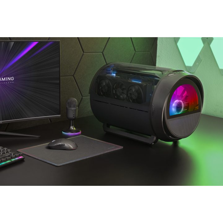 Mars Gaming MC-CYLON Mini Tower Preto