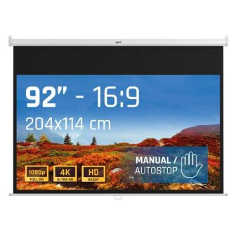 iggual Manual Projection Screen 16:9 92" 203x114 cm