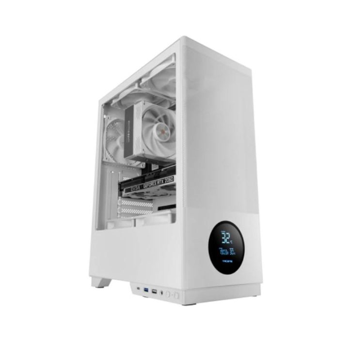 Tacens 2SAGITTA20W Midi Tower PC Case White
