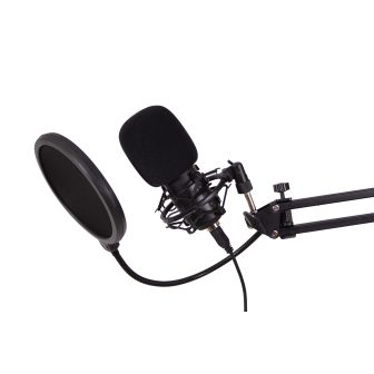 CoolBox MICROFONO STREAMING USB FILTRO+BRAZO+TRIPODE