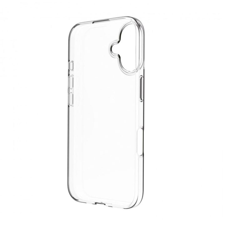Muvit Recycletek Case for Apple iPhone 16 Transparent (MCCRS0524)