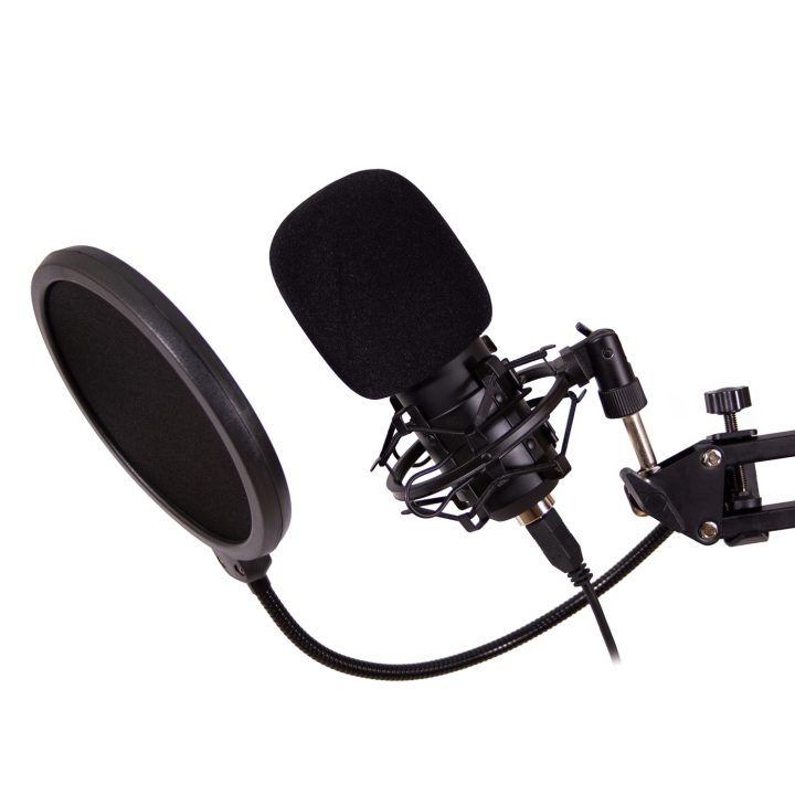 CoolBox USB STREAMING MICROPHONE POP FILTER+ARM+TRIPOD
