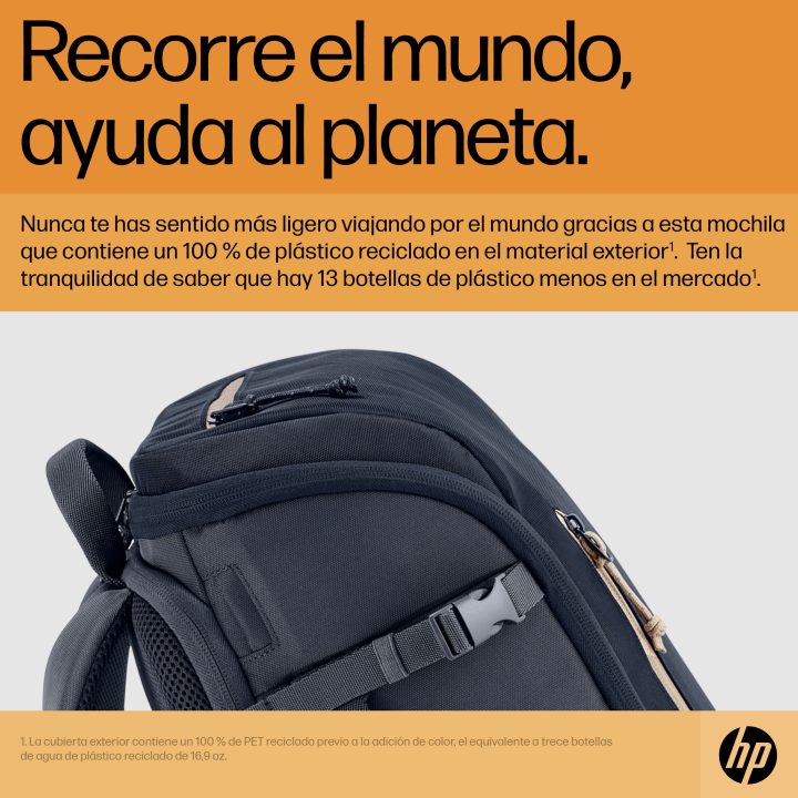 HP Travel 15.6-inch 25-Liter Blue Laptop Backpack