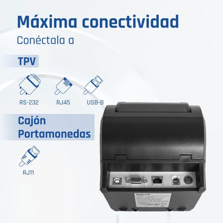 iggual Thermal Receipt Printer TP8002 USB+RS232+Ethernet