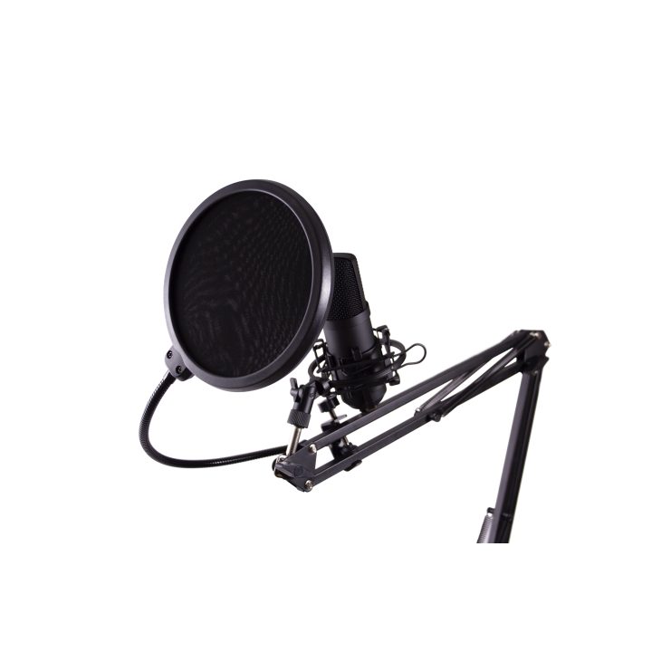 CoolBox MICROFONE STREAMING USB FILTRO+BRAÇO+TRIPODE