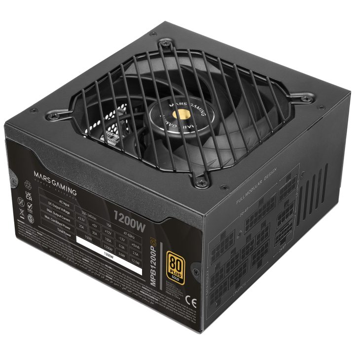 Mars Gaming MPB1200PSI Power Supply Unit 1200 W Black