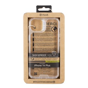 Muvit shockproof 2m case for Apple iPhone 14 Plus transparent…