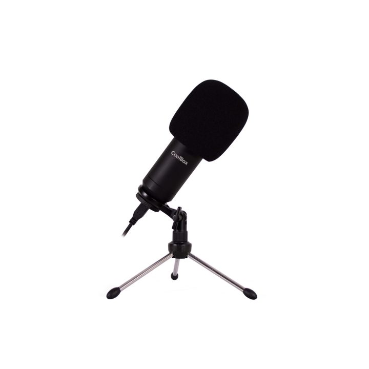 CoolBox USB STREAMING MICROPHONE POP FILTER+ARM+TRIPOD