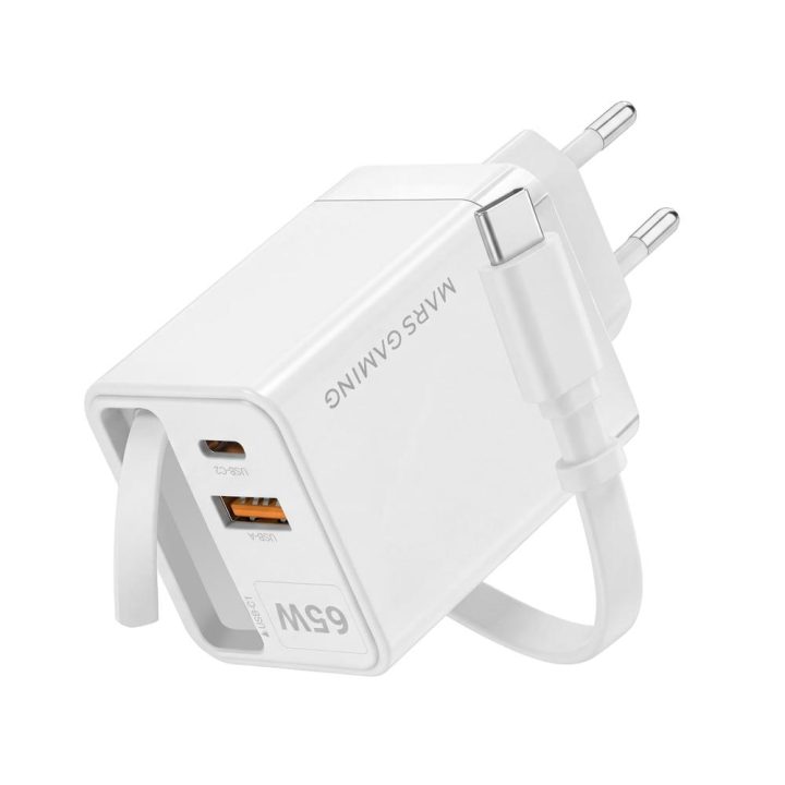 Mars Gaming MDGAN65RW carregador de telemóvel Branco