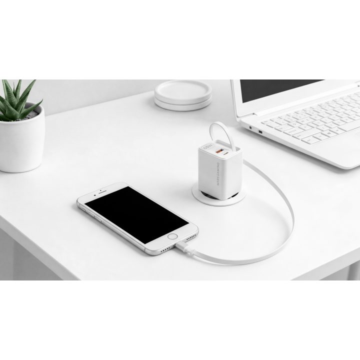 Mars Gaming MDGAN65RW White Mobile Device Charger