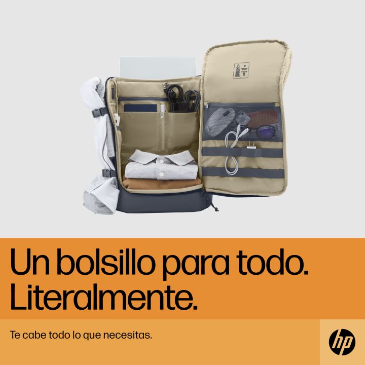 Mochila para portátil HP Travel de 15,6 polegadas e 25 litros azul